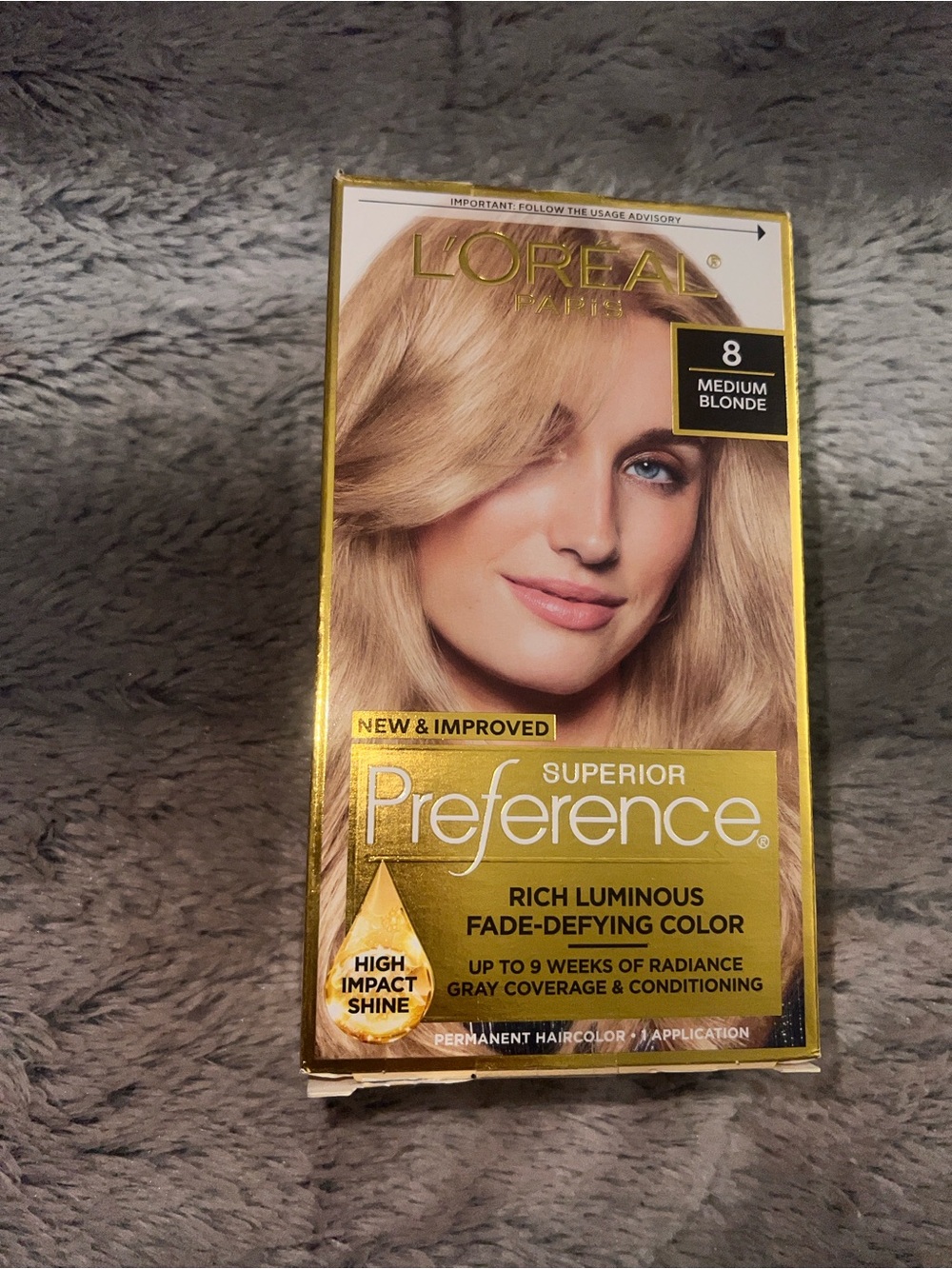 Superior Preference Permanent Hair Color — Medium Blonde (8)